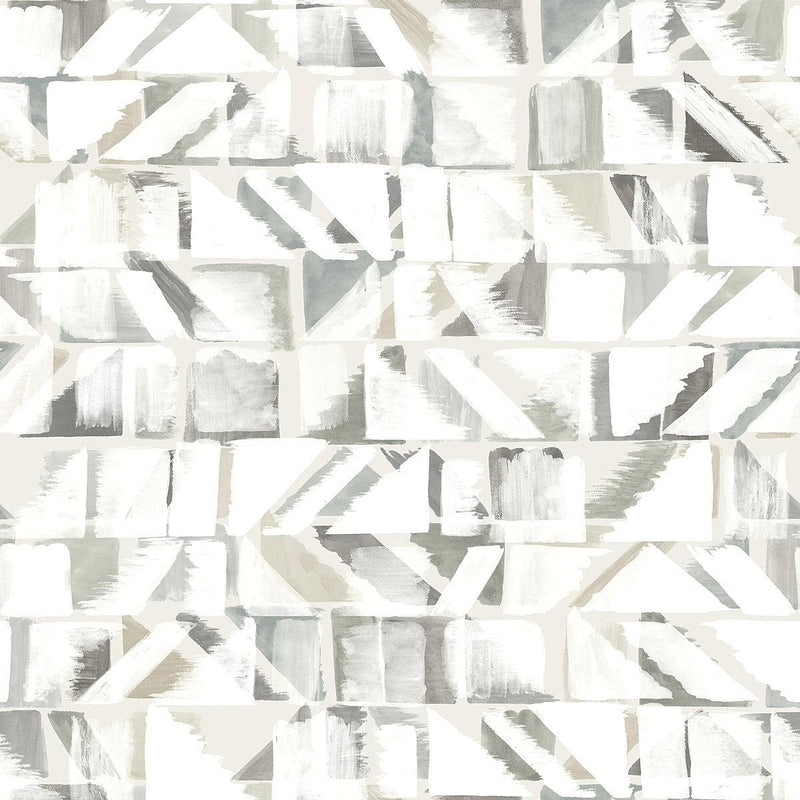 Wallpaper Refraction Peel & Stick Wallpaper Sample // Neutral 8 x 10 