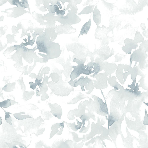 Wallpaper Renewed Floral Wallpaper // Blue 