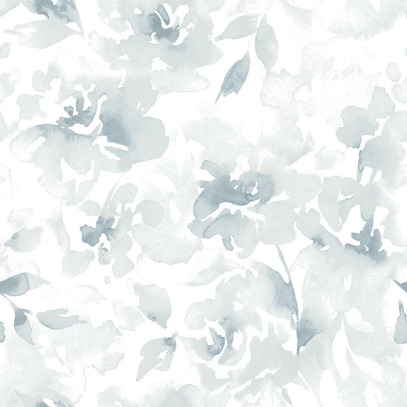 Wallpaper Renewed Floral Wallpaper // Blue 