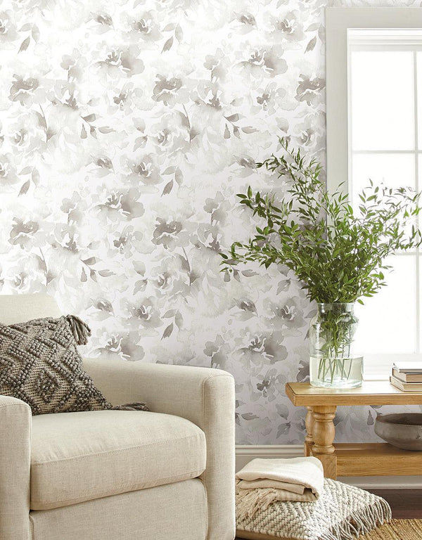 Wallpaper Renewed Floral Wallpaper // Neutral 