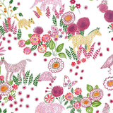Wallpaper Reverie Peel & Stick Wallpaper // Pink & Green 