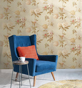 Wallpaper Rhododendron Script Wallpaper // Blue 