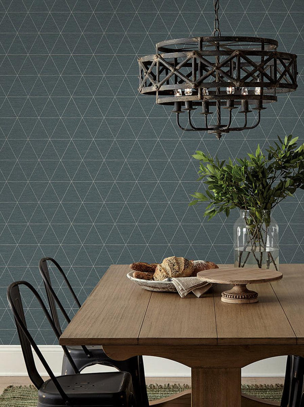 Wallpaper Ridge Wallpaper // Dark Grey 