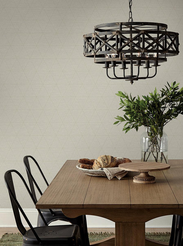 Wallpaper Ridge Wallpaper // Taupe 