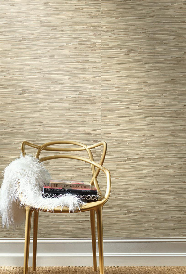 Wallpaper River Grass Wallpaper // Beige 