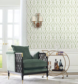 Wallpaper Riviera Bamboo Trellis Wallpaper // Green 