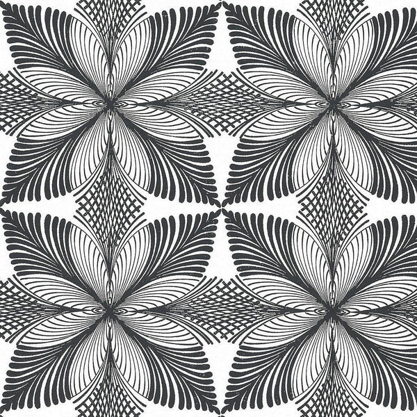 Wallpaper Roulettes Wallpaper // Cream & Black 