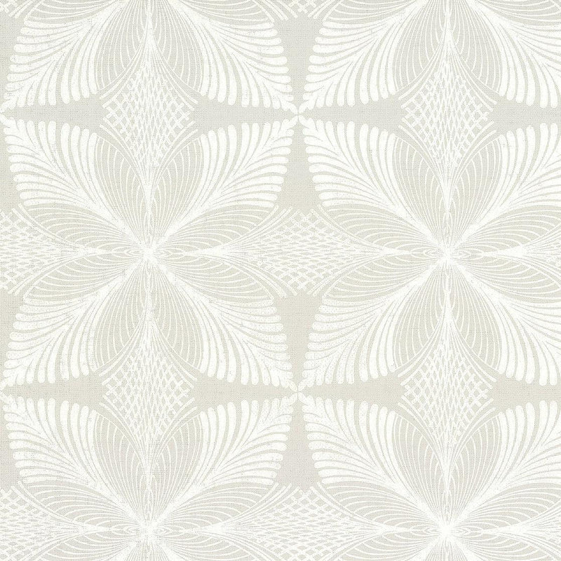 Wallpaper Roulettes Wallpaper Sample // Grey & White 8 x 10 