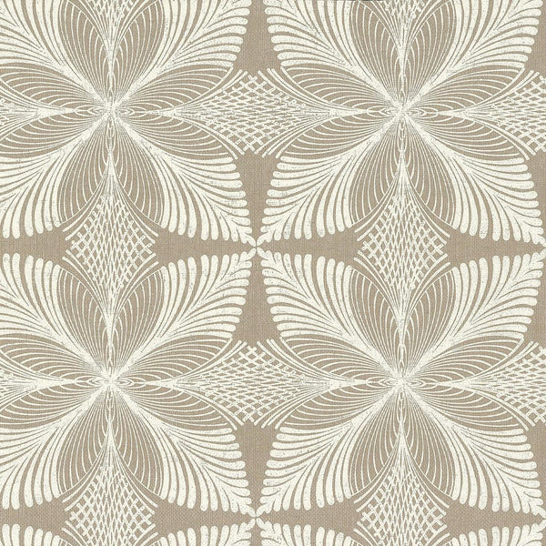 Wallpaper Roulettes Wallpaper // Tan Metallic 