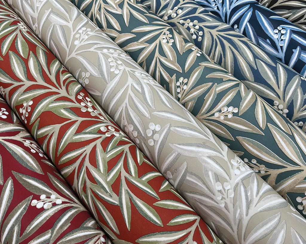Wallpaper Rovan Black Wallpaper - Designer Rowan Wallpaper for Home Decor