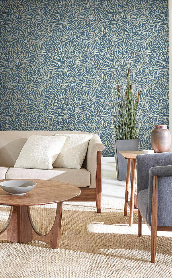 Wallpaper Rowan Wallpaper // Dusty Blue 