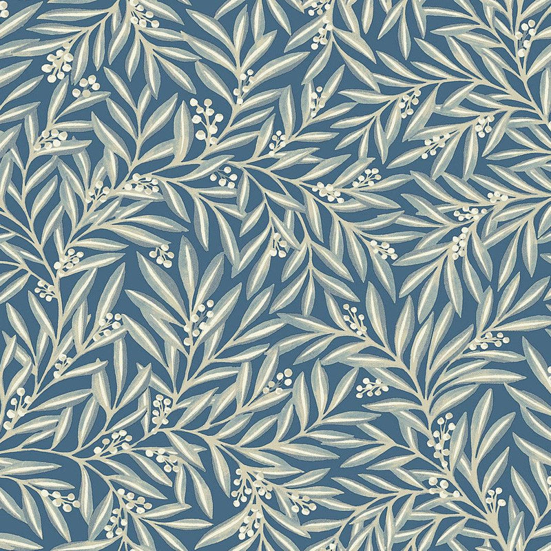 Wallpaper Rowan Wallpaper Sample // Dusty Blue 8 x 10 