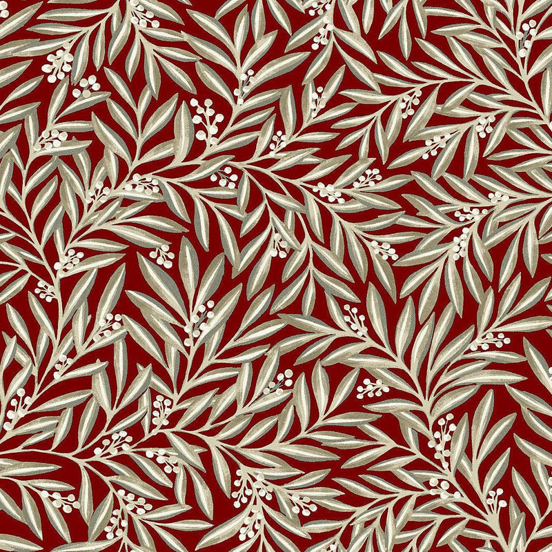 Wallpaper Rowan Wallpaper Sample // Red 8 x 10 