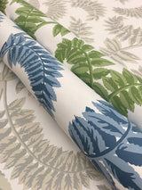 Wallpaper Royal Fern Damask Wallpaper // Blue 