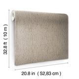 Wallpaper Rugged Bark Wallpaper // Grey 
