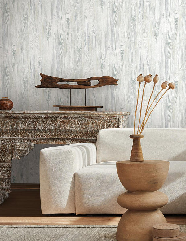 Wallpaper Rusticano Wallpaper // White & Blue 