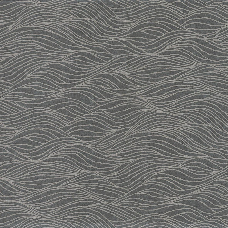 Wallpaper Sand Crest Wallpaper Sample // Silver 8 x 10 