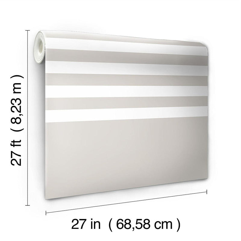 Wallpaper Scholarship Stripe Wallpaper // Beige 