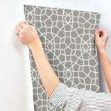 Wallpaper Sculptural Web Wallpaper // Grey 