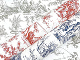 Wallpaper Seasons Toile Wallpaper // Navy & Off White 