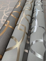 Wallpaper Serendipity Wallpaper // Light Grey & Light Brown 