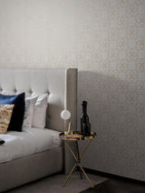 Wallpaper Serendipity Wallpaper // Light Grey & Light Brown 