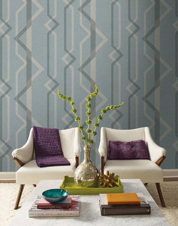 Wallpaper Shape Shifter Wallpaper // Blue 