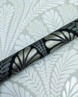 Wallpaper Shell Damask Wallpaper // Neutral & Pearl 