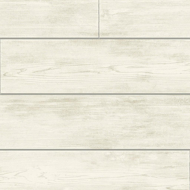 Wallpaper Shiplap Wallpaper Sample // Grey & Off White 8 x 10 