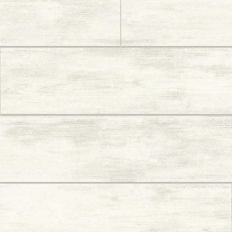 Wallpaper Shiplap Wallpaper Sample // White & Grey 8 x 10 