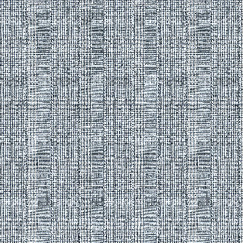 Wallpaper Shirting Plaid Wallpaper // Blue 