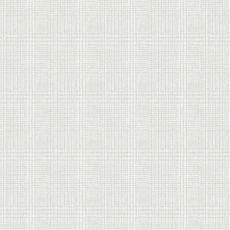 Wallpaper Shirting Plaid Wallpaper // Grey 