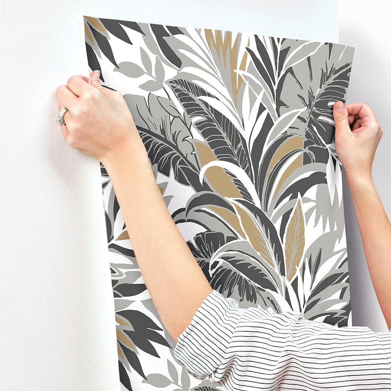 Wallpaper Silhouette Wallpaper // Black & Gold 