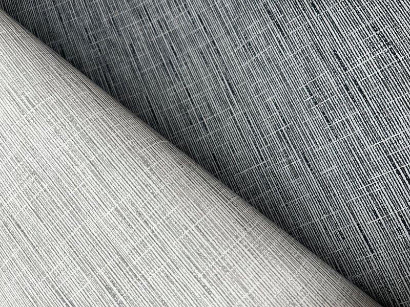 Wallpaper Silk Linen Weave Wallpaper // Navy 