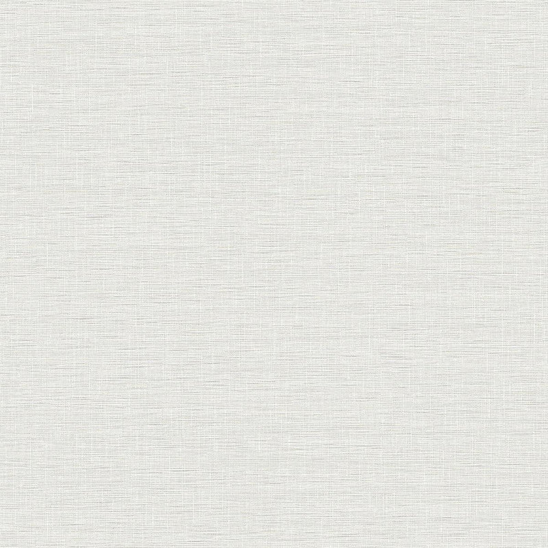 Wallpaper Silk Linen Weave Wallpaper Sample // White 8 x 10 