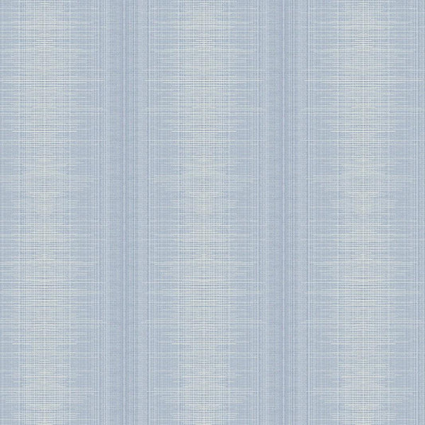 Wallpaper Silk Weave Stripe Wallpaper // Blue 