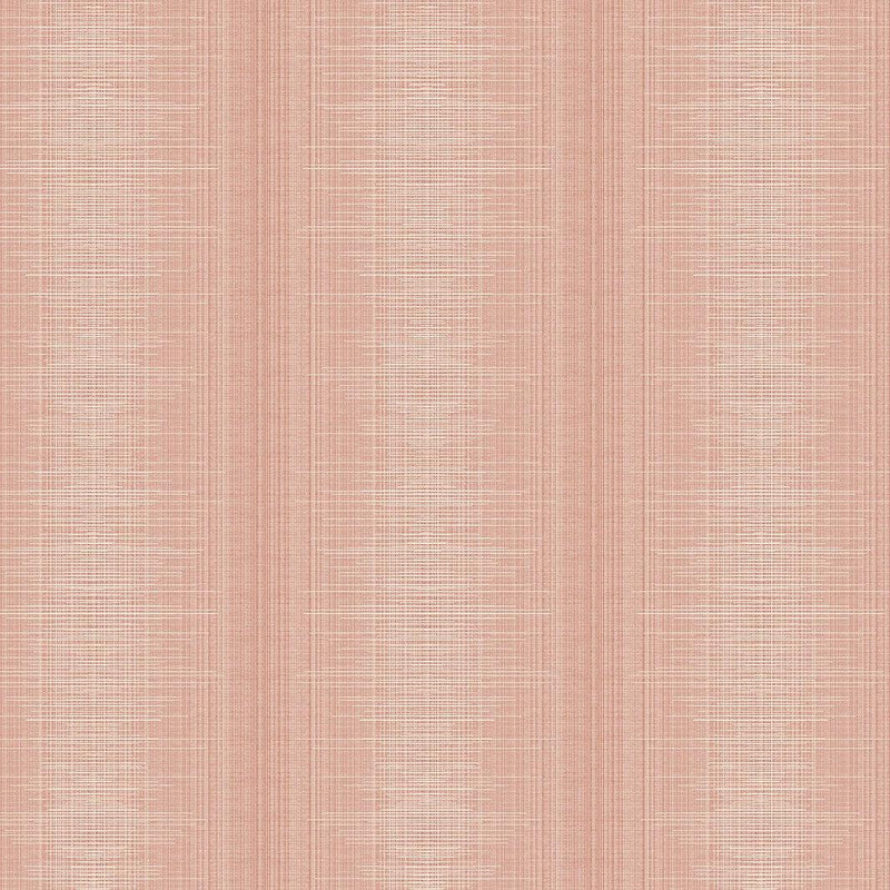 Wallpaper Silk Weave Stripe Wallpaper // Coral 