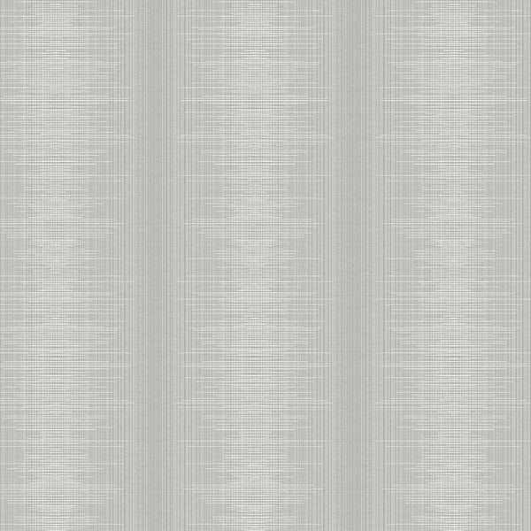 Wallpaper Silk Weave Stripe Wallpaper // Grey 