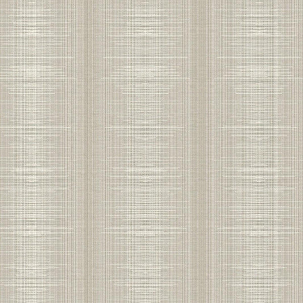 Wallpaper Silk Weave Stripe Wallpaper // Light Brown 