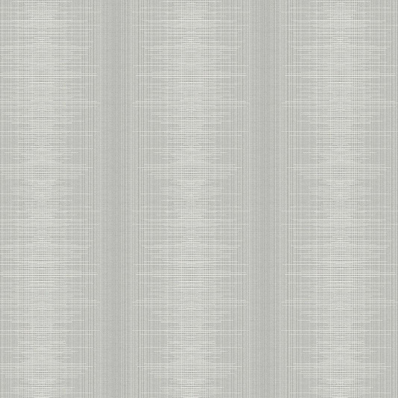 Wallpaper Silk Weave Stripe Wallpaper Sample // Grey 8 x 10 