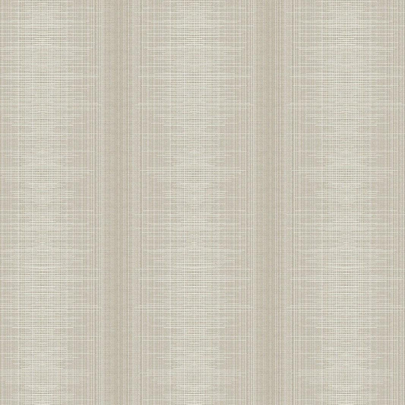 Wallpaper Silk Weave Stripe Wallpaper Sample // Light Brown 8 x 10 