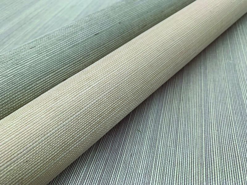 Wallpaper Sisal Grasscloth Wallpaper // Beige 