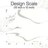 Wallpaper Soaring Cranes Wallpaper // White & Silver 