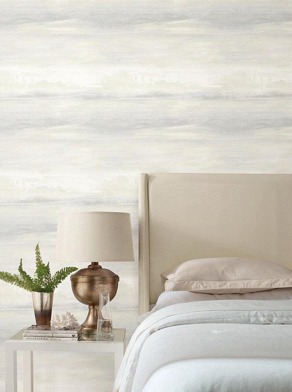 Wallpaper Soothing Mists Scenic Wallpaper // White 