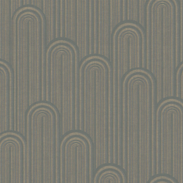 Wallpaper Speakeasy Wallpaper // Black Metallic 