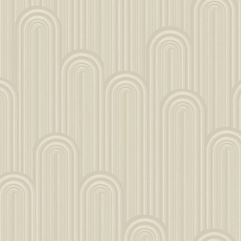 Wallpaper Speakeasy Wallpaper Sample // White Metallic 8 x 10 