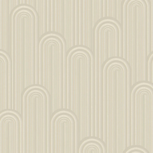 Wallpaper Speakeasy Wallpaper // White Metallic 