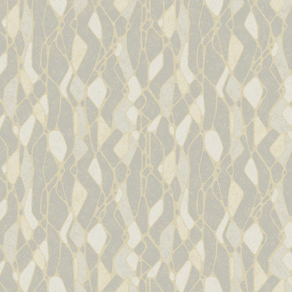 Wallpaper Stained Glass Wallpaper // Grey 