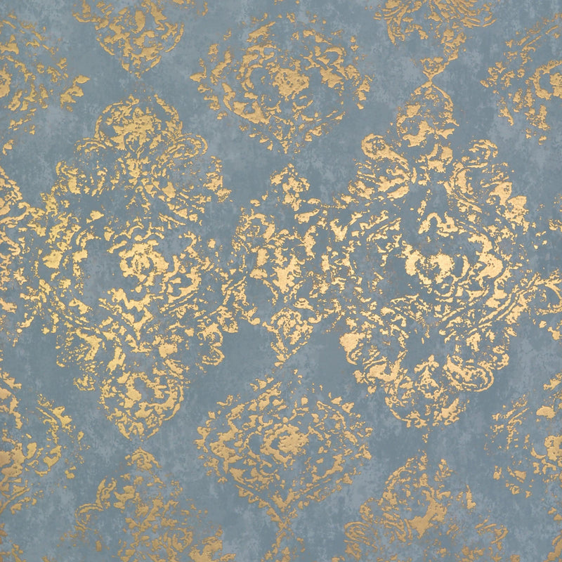 Wallpaper Stargazer Wallpaper Sample // Blue & Gold 8 x 10 