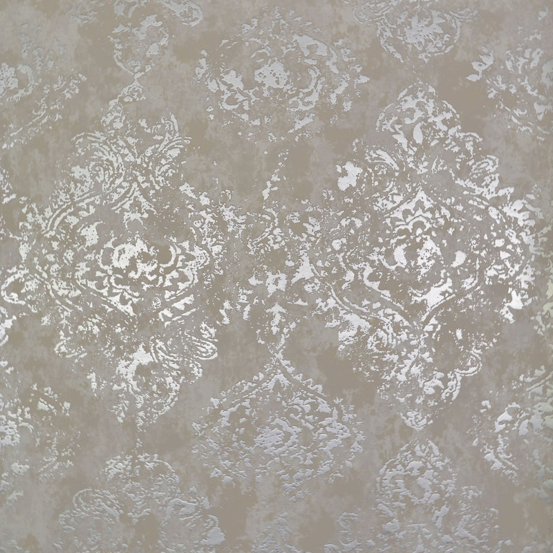 Wallpaper Stargazer Wallpaper Sample // White & Silver 8 x 10 